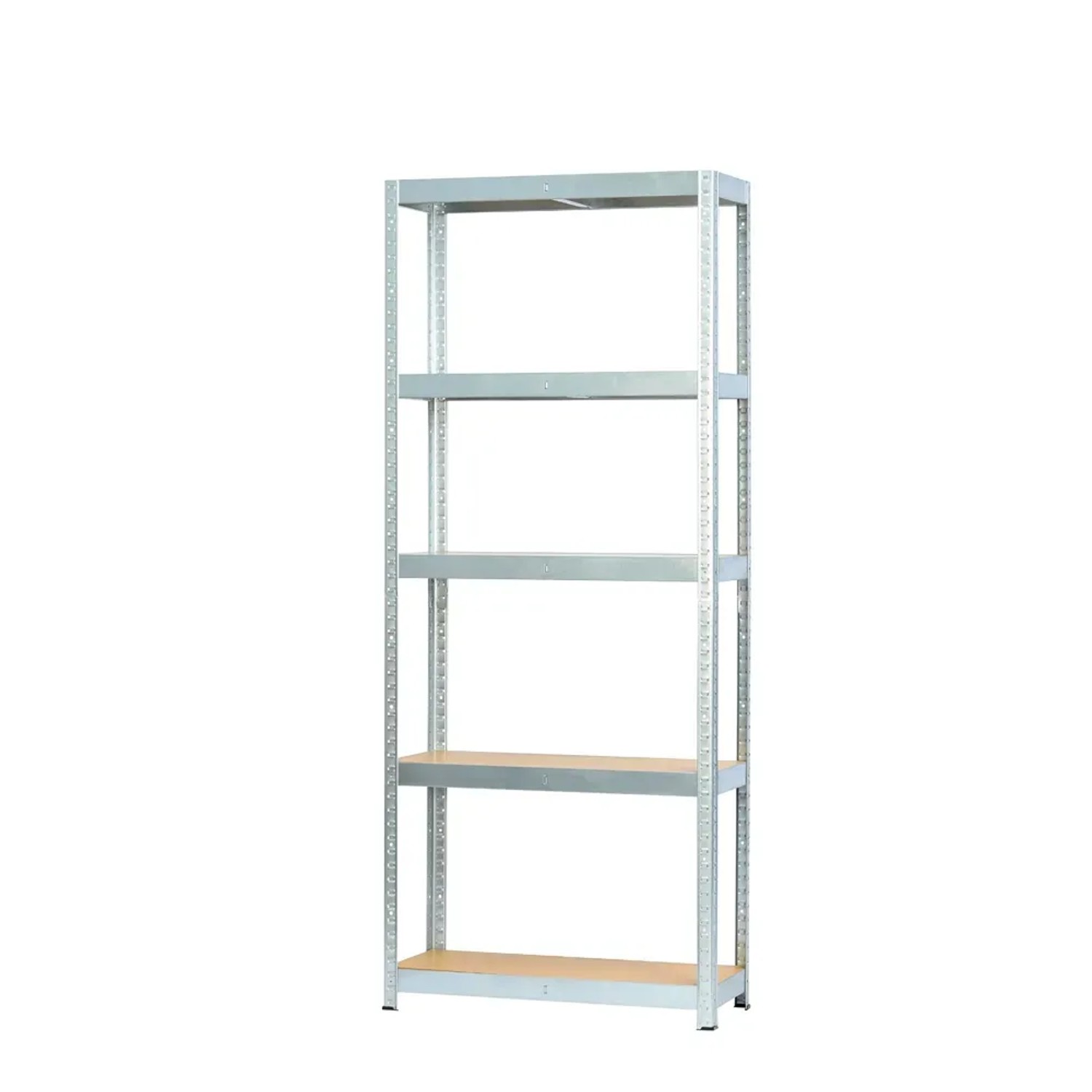 Metalkas Regał metalowy ocynkowany 180 x 75 x 30 cm 5 półek HDF/80 kg