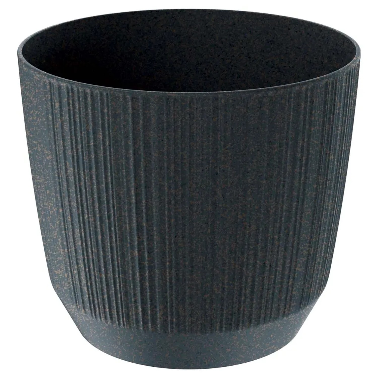 Prosperplast Doniczka Ryfo Wood antracyt - 17 cm