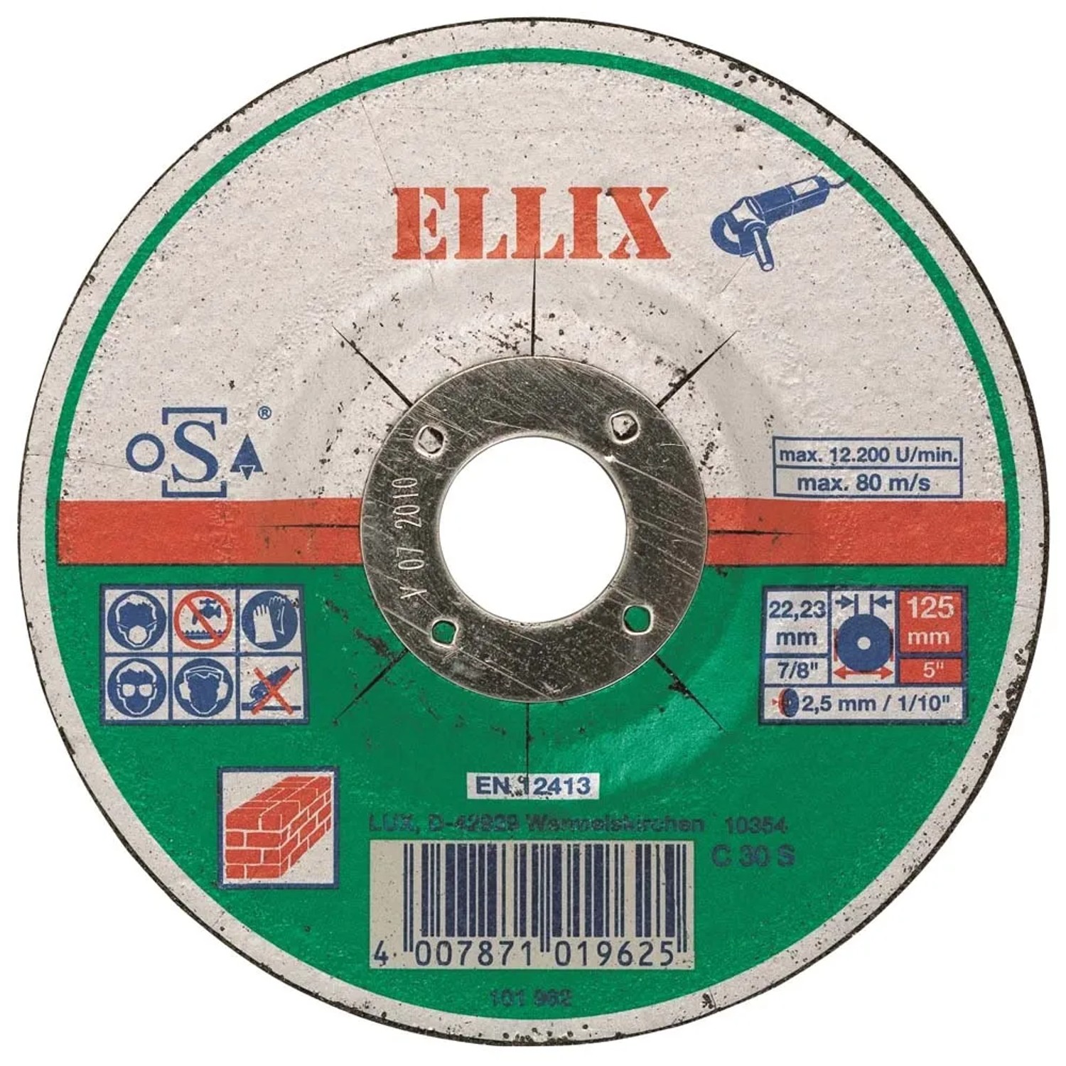 Tarcza do cięcia kamienia 125 mm