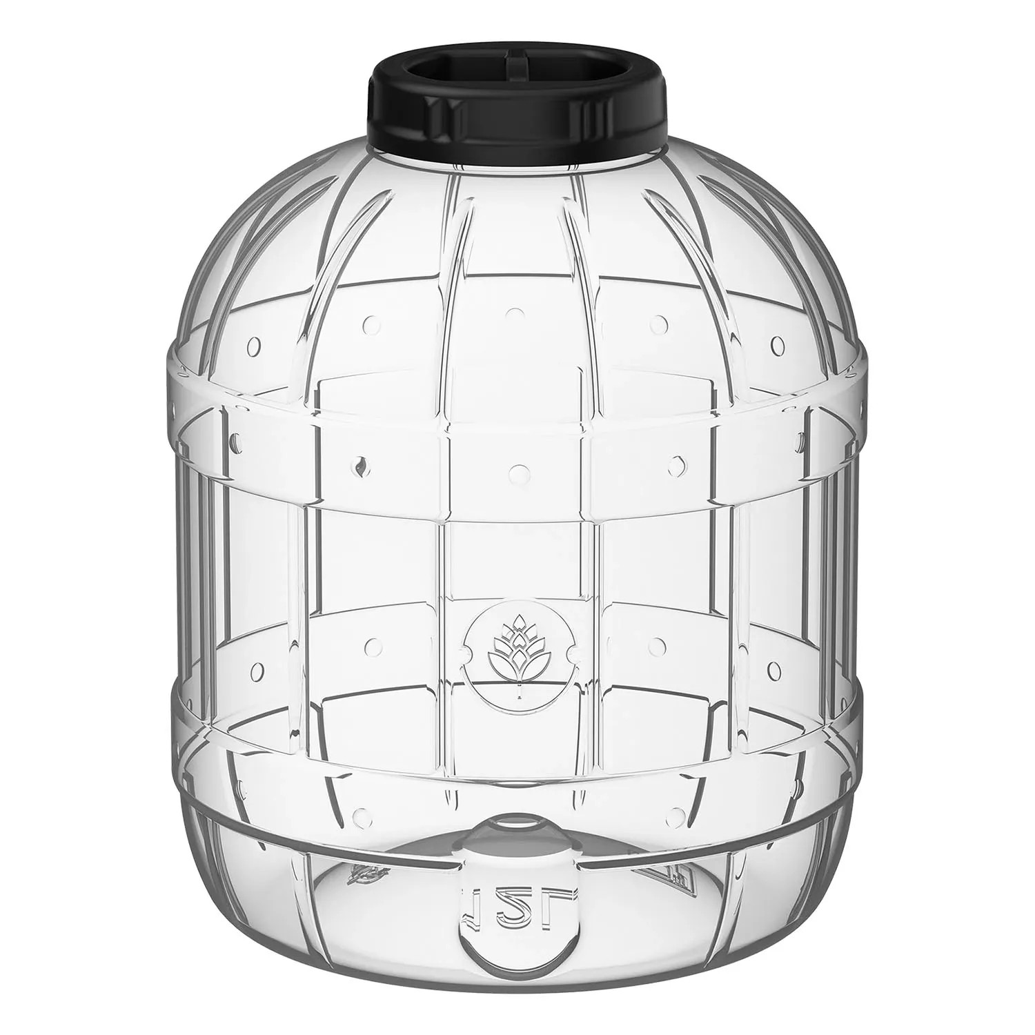 Słoik wielofukcyjny z czarną zakętką - 12 L