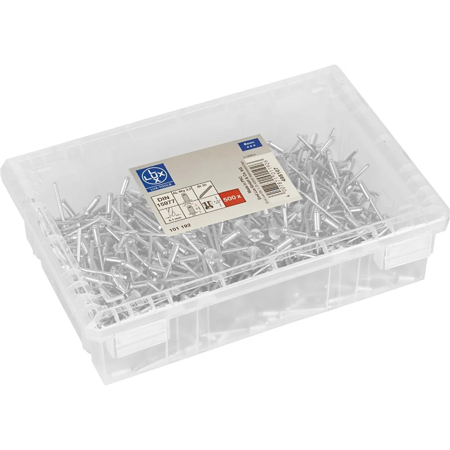 LUX-TOOLS Nity zrywalne 4,8 x 18 mm 50 szt