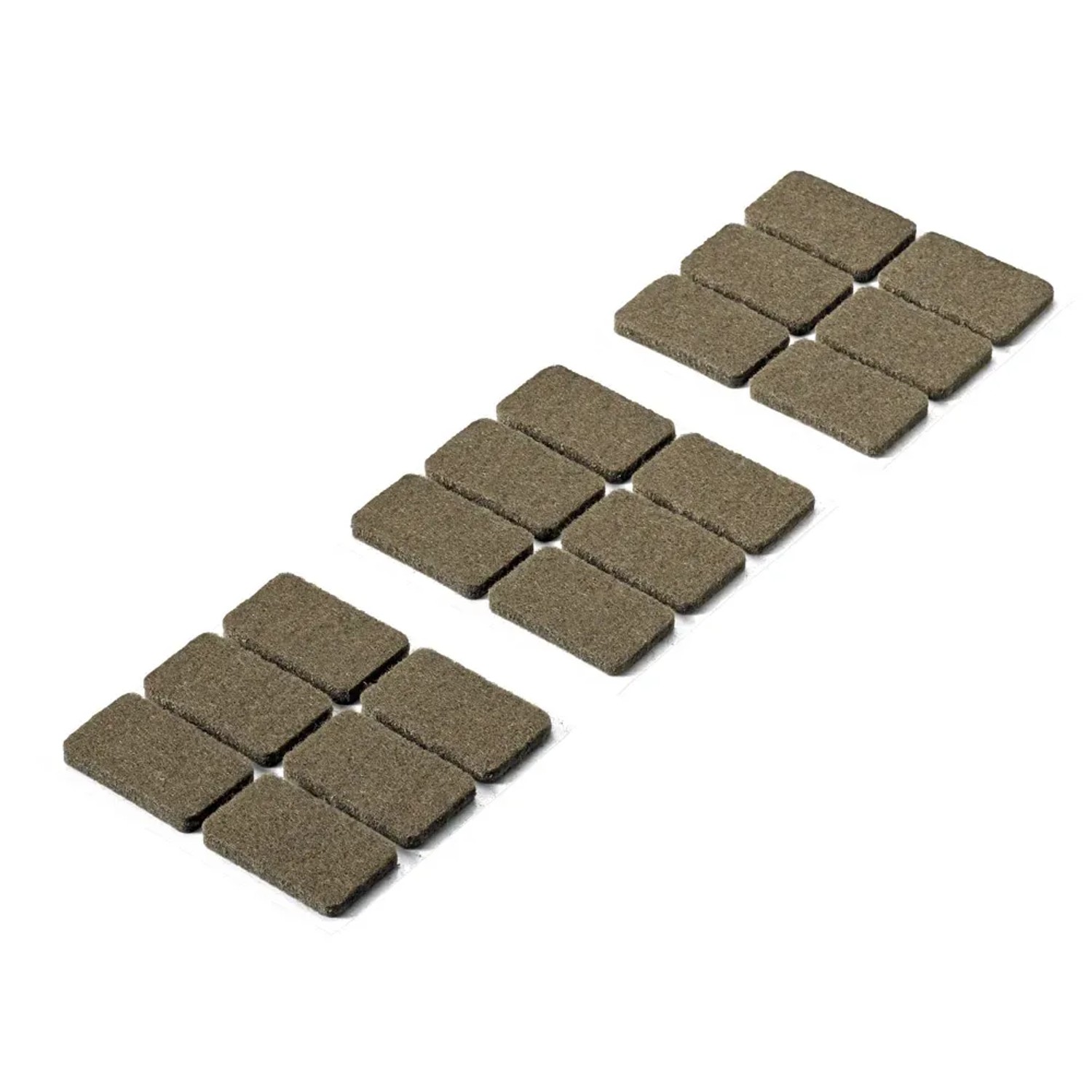 Hettich Podkładki filcowe brąz 36x22mm 18szt