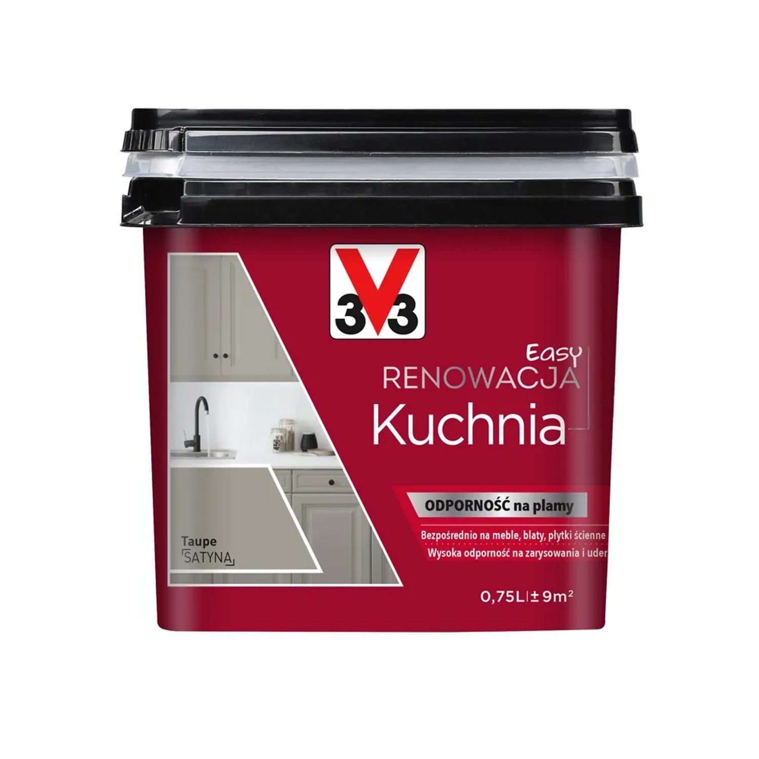 V33 Farba Easy Renowacja Kuchnia taupe 750 ml