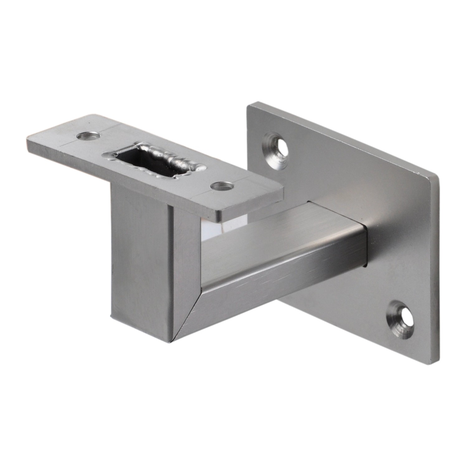 Kornik Wspornik poręczy ścienny kątowy 10 x 20 srebrny