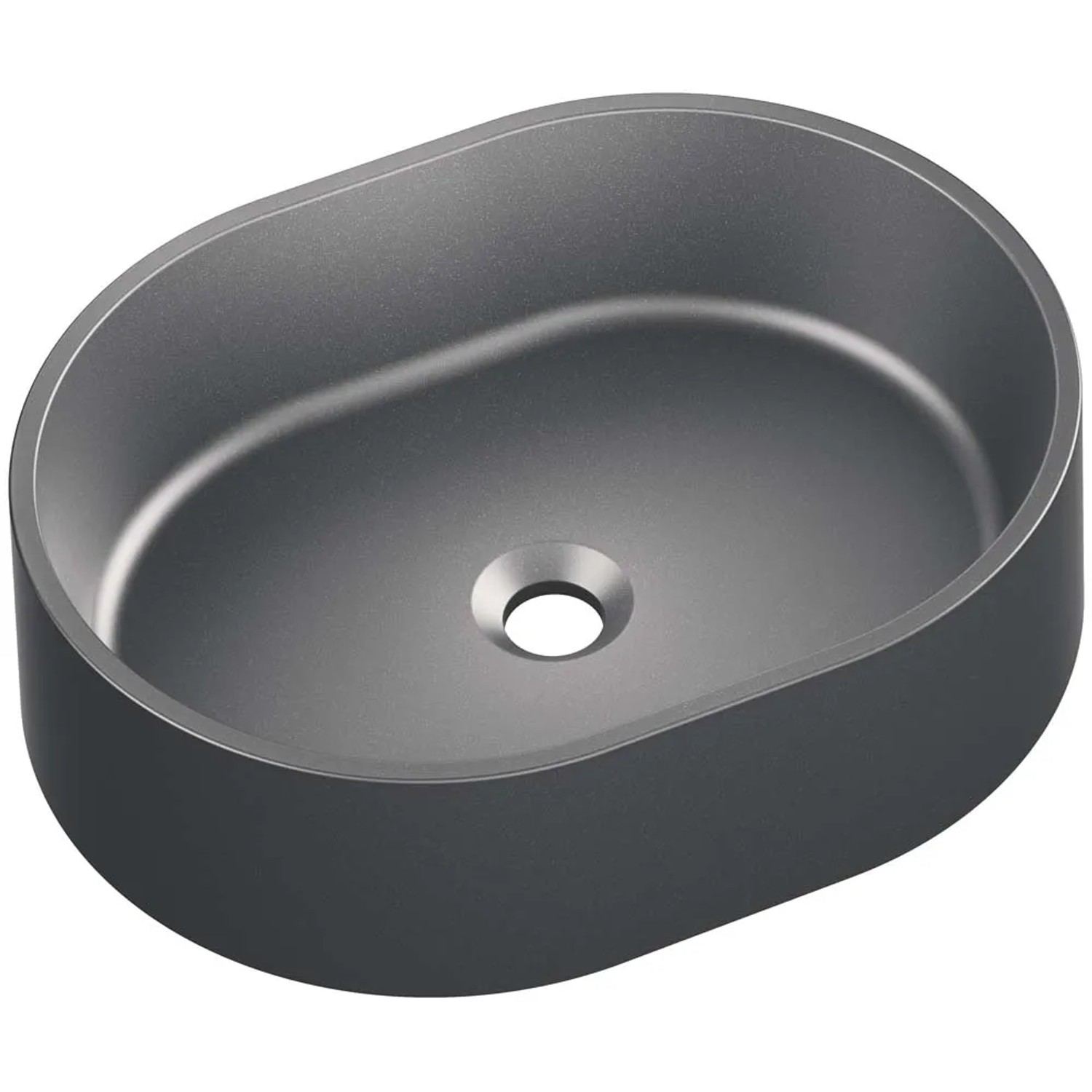 Axis Umywalka OLIB 48 nablatowa granitowa grafitowy