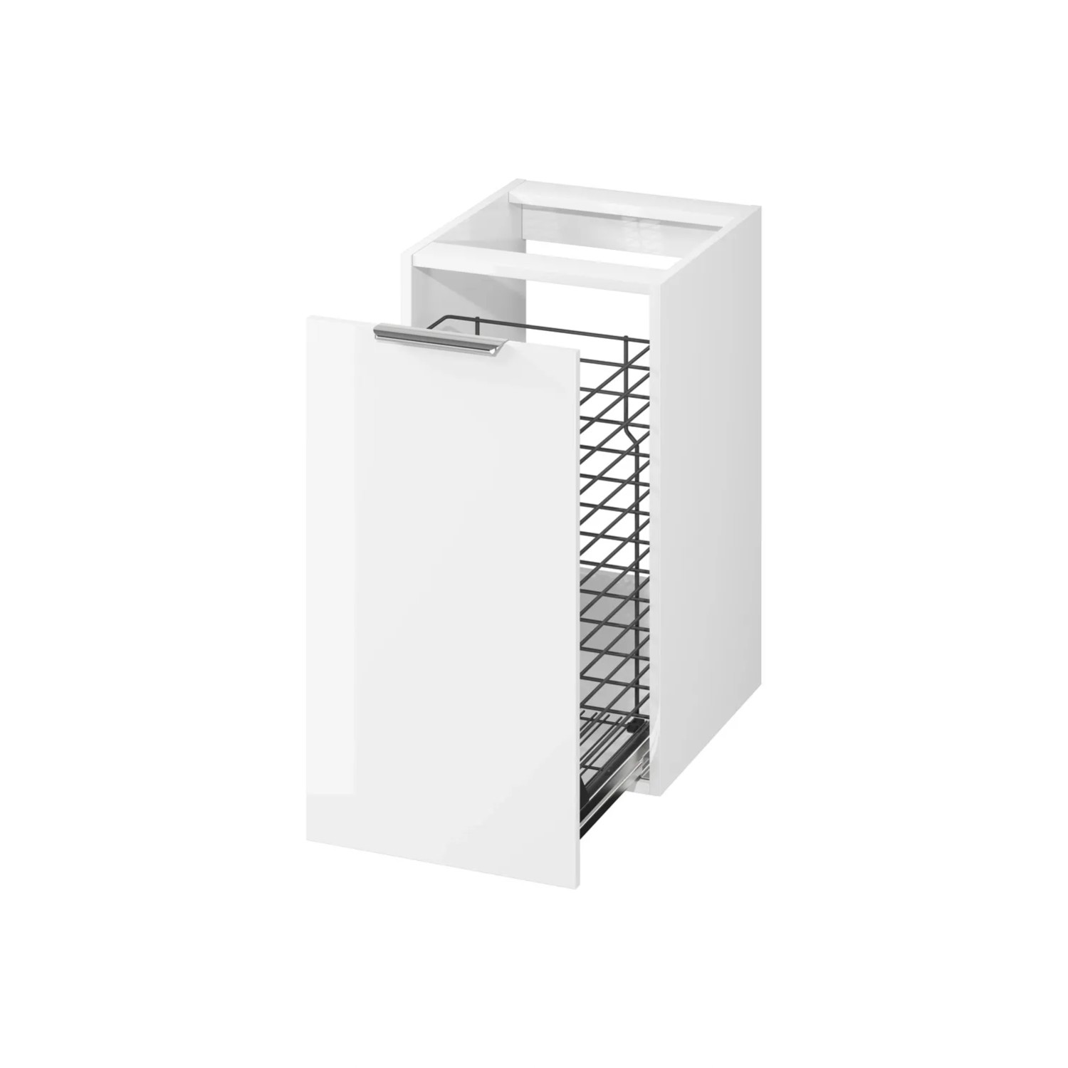 Szafka City Z Koszem Biała 40