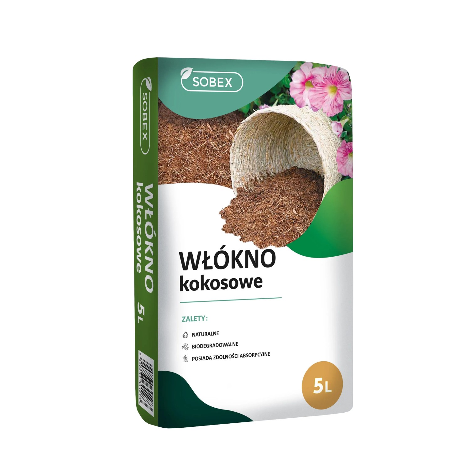 Sobex Włókno kokosowe - 5 l