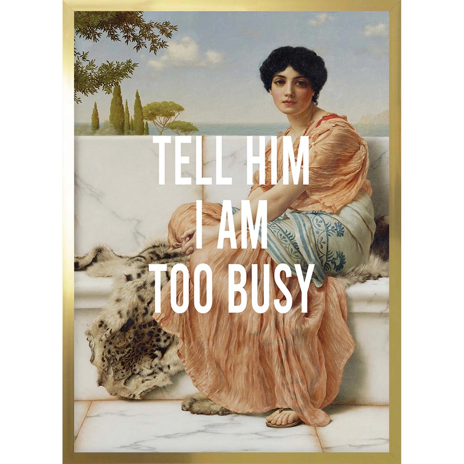 ARS LONGA Obraz WOMAN IN DRESS 53 x 73 cm