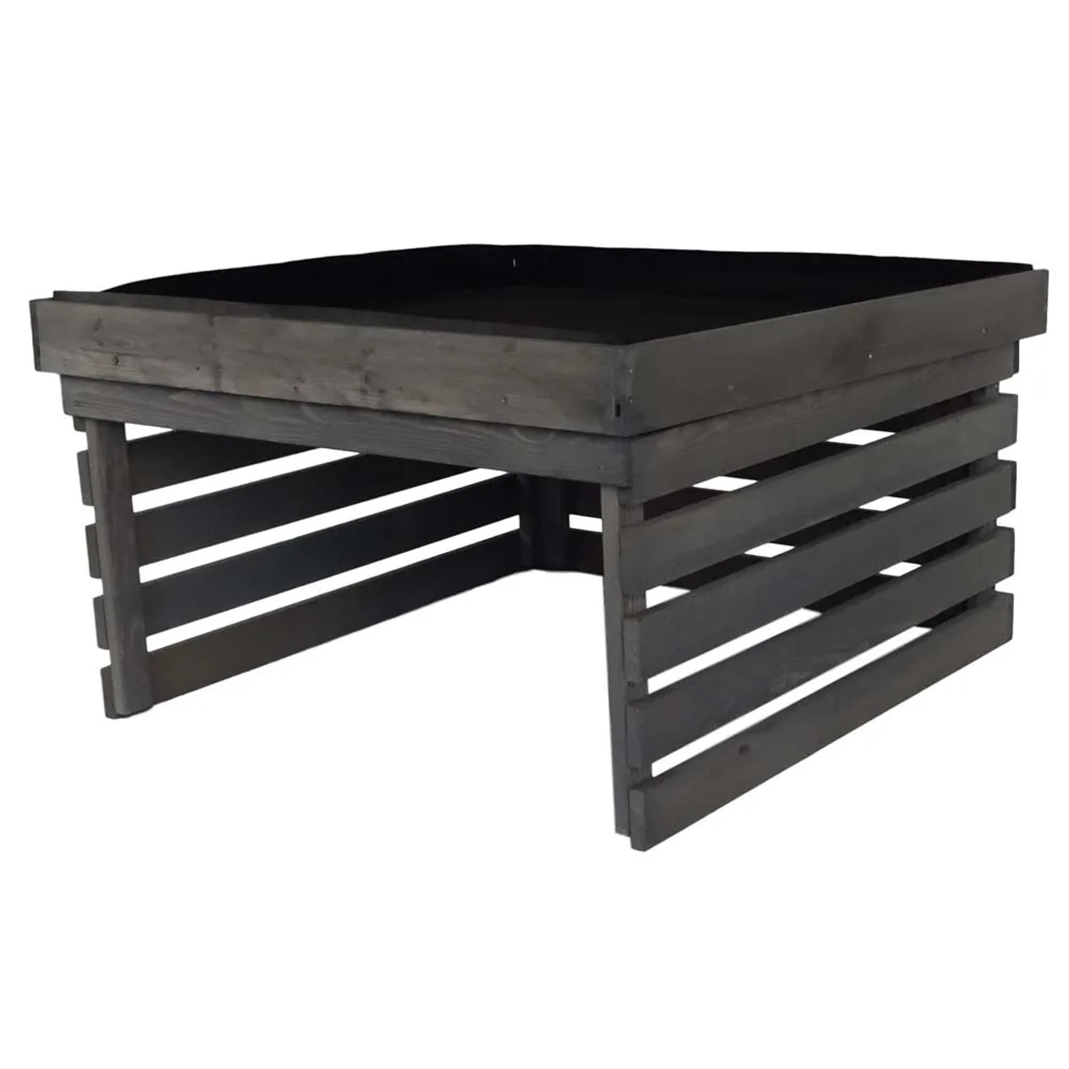 Garaż dla kosiarki z dachem płaskim - 78 x 84 x 50 cm