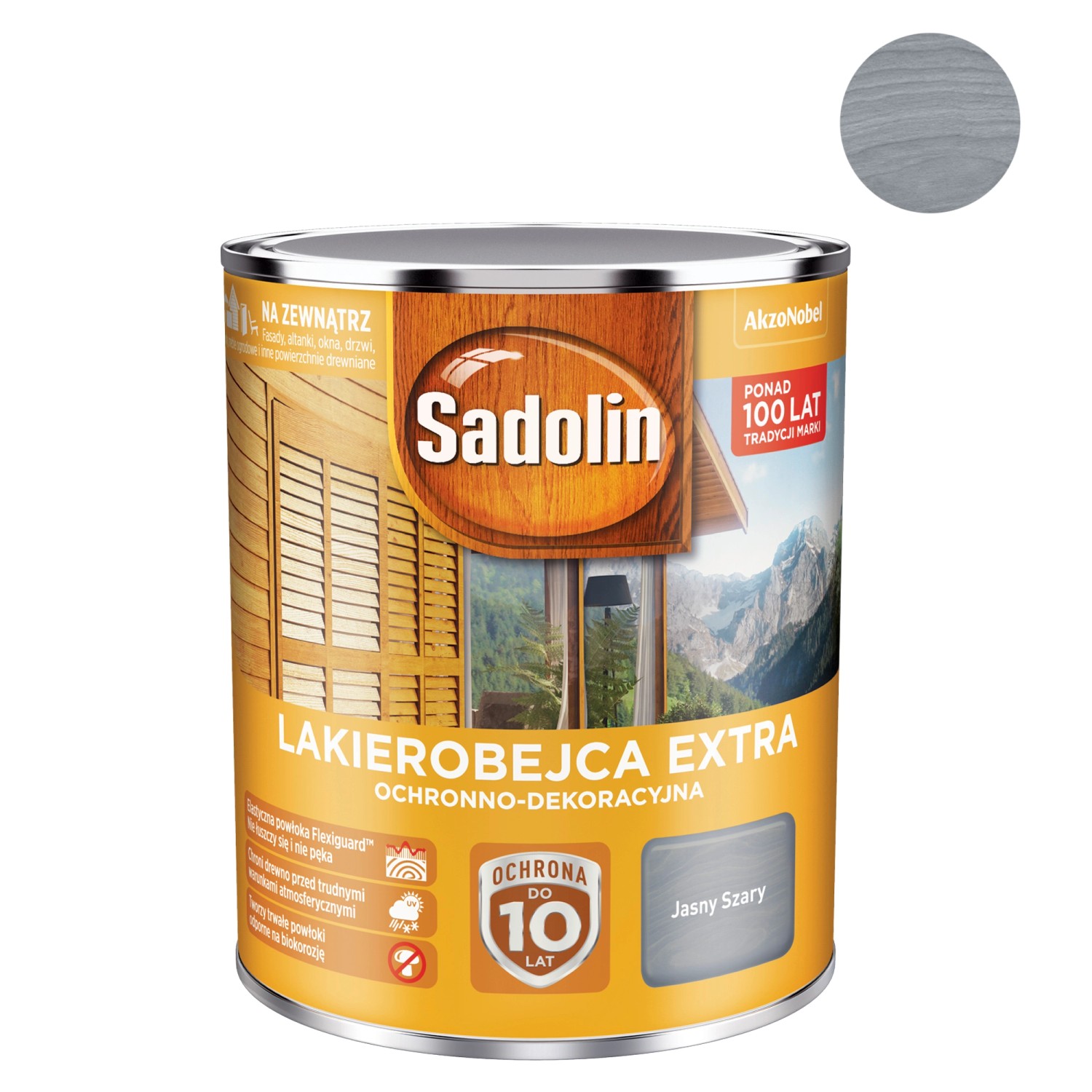 Sadolin Lakierobejca Extra jasnoszara 750 ml