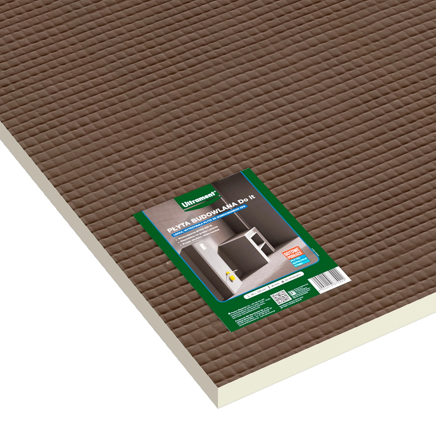 Ultrament Płyta budowlana 1200 mm x 600 mm x 30 mm