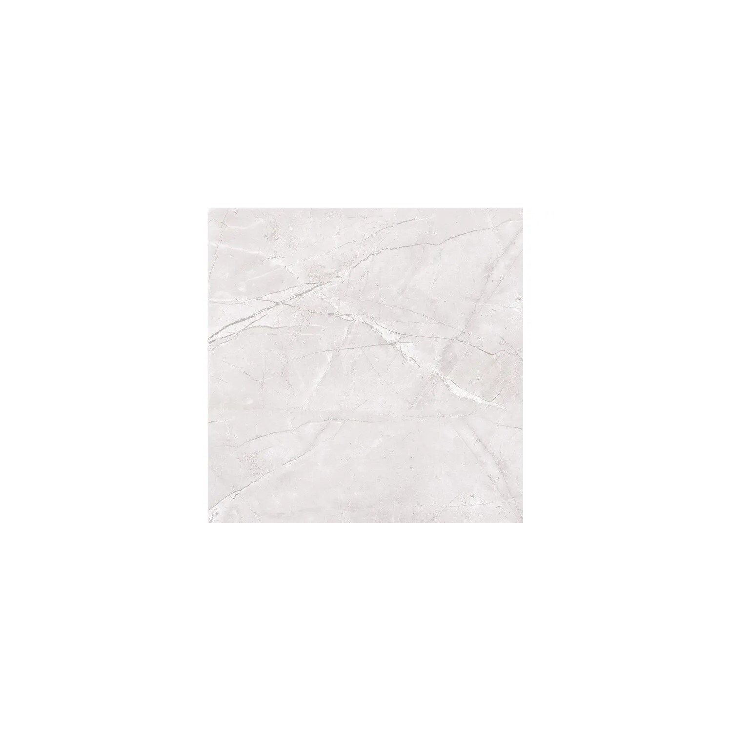 Gres szkliwiony Margaret white 59,8 x 59,8 cm