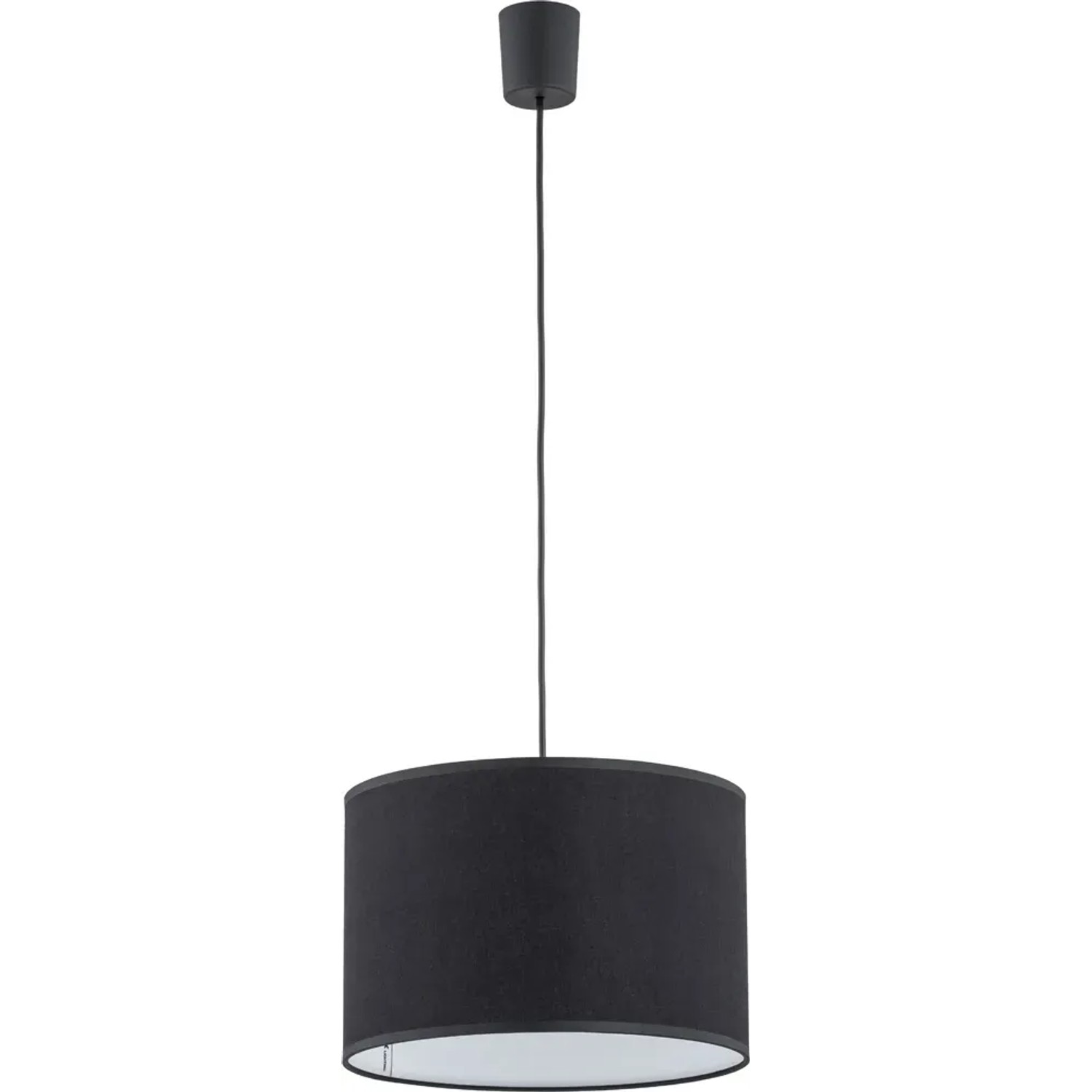 TK Lighting Lampa wisząca RONDO śr. 30 cm czarna E27
