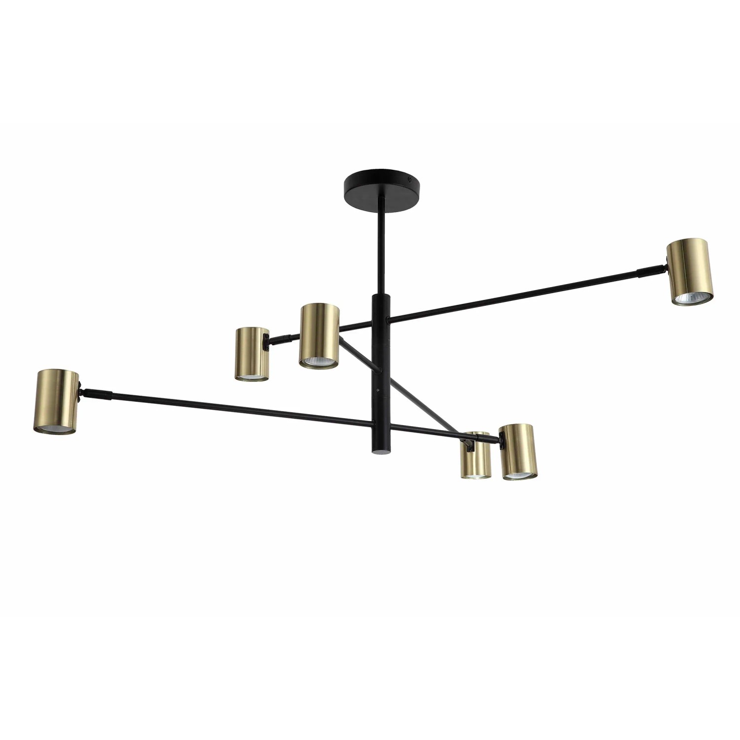 Light Prestige Lampa sufitowa SNOW 6x8W GU10 złota