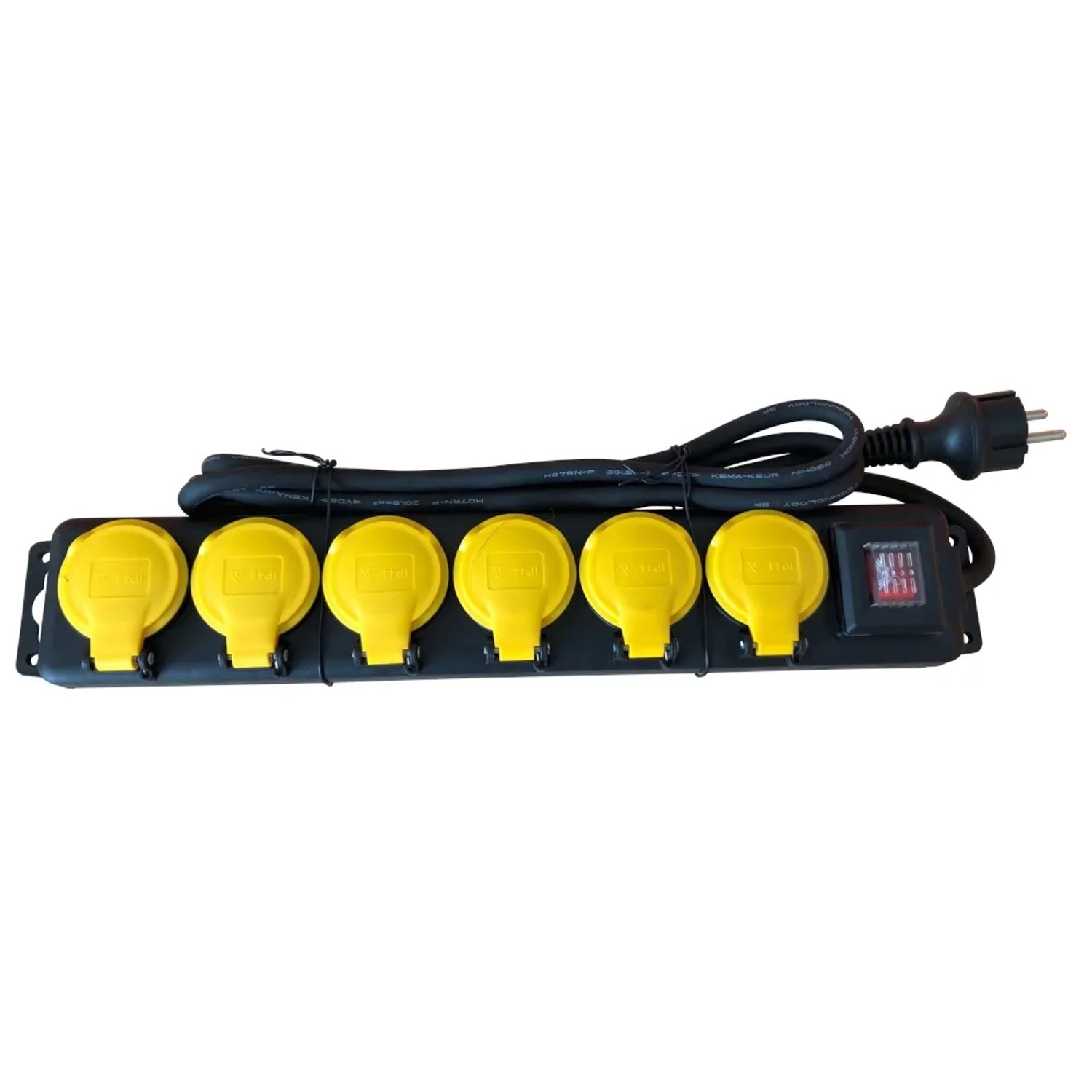 Przedłużacz 6 gniazd ZU 3x1,5 3m