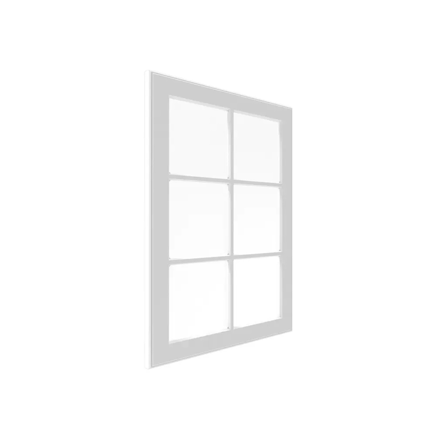 Front Modena witryna 50 x 71 cm biały mat