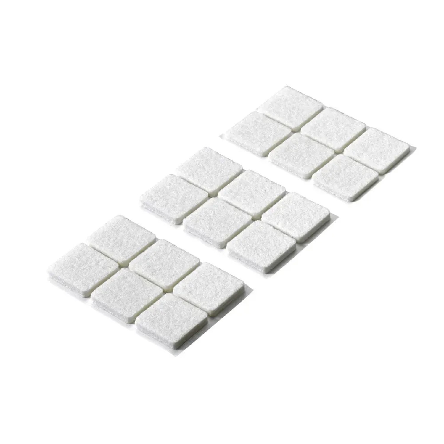 Hettich Podkładki filcowe białe 28x28mm 18szt