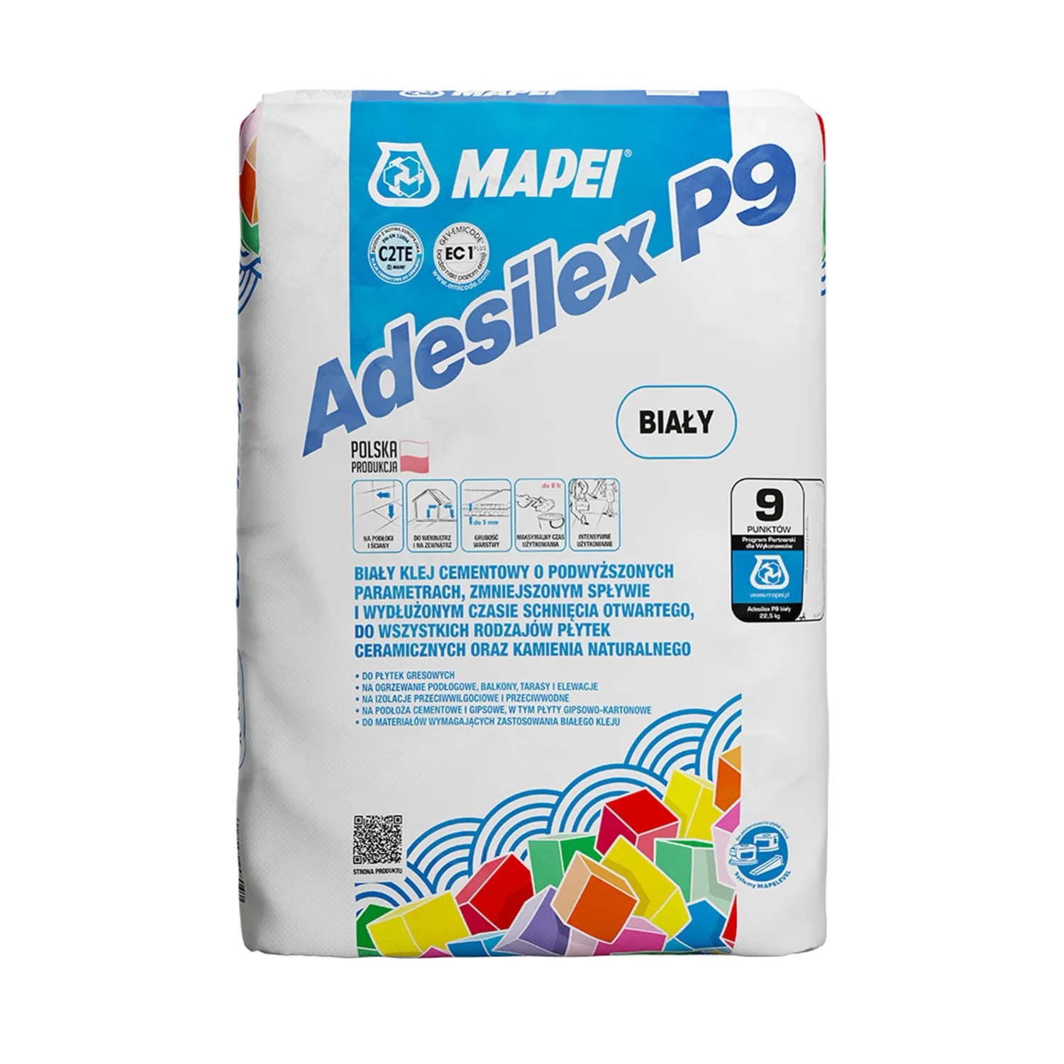 Mapei Zaprawa klejąca Adesilex P9 biały 22.5 kg