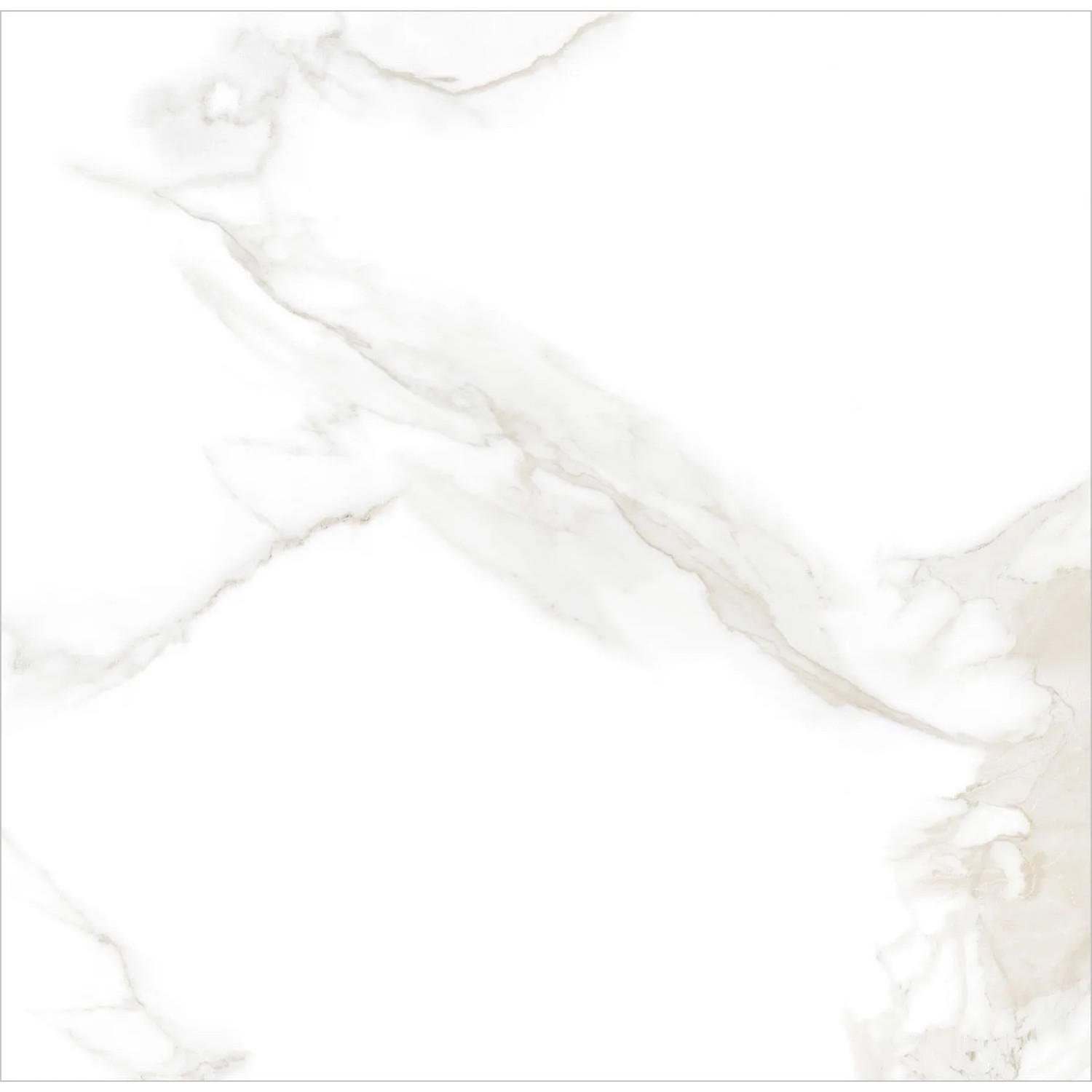 Gres szkliwiony polerowany Calacatta supremo 60 x 60 cm