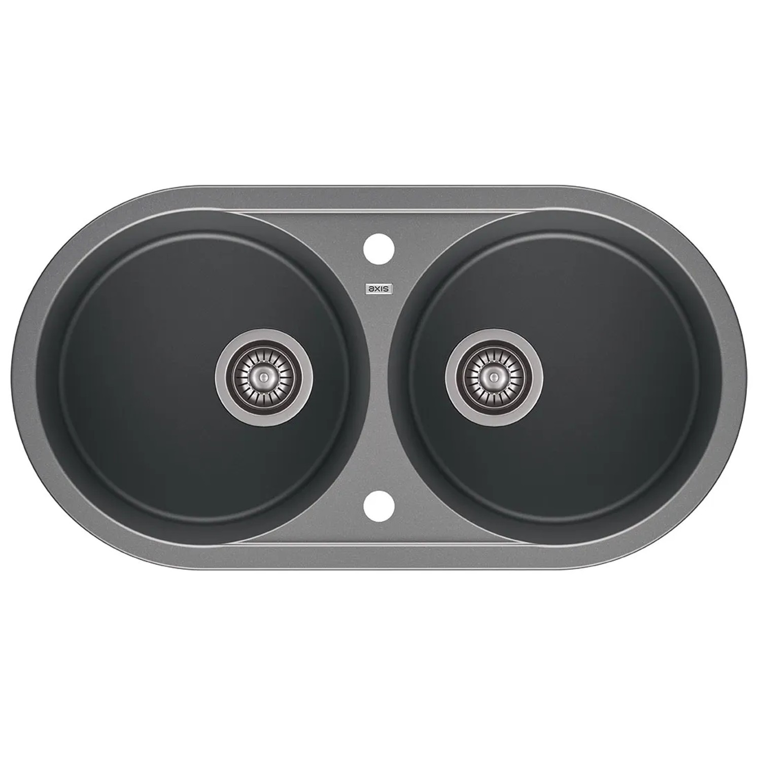 Zlewozmywak Play 17 2-kom. szary 86x45 cm