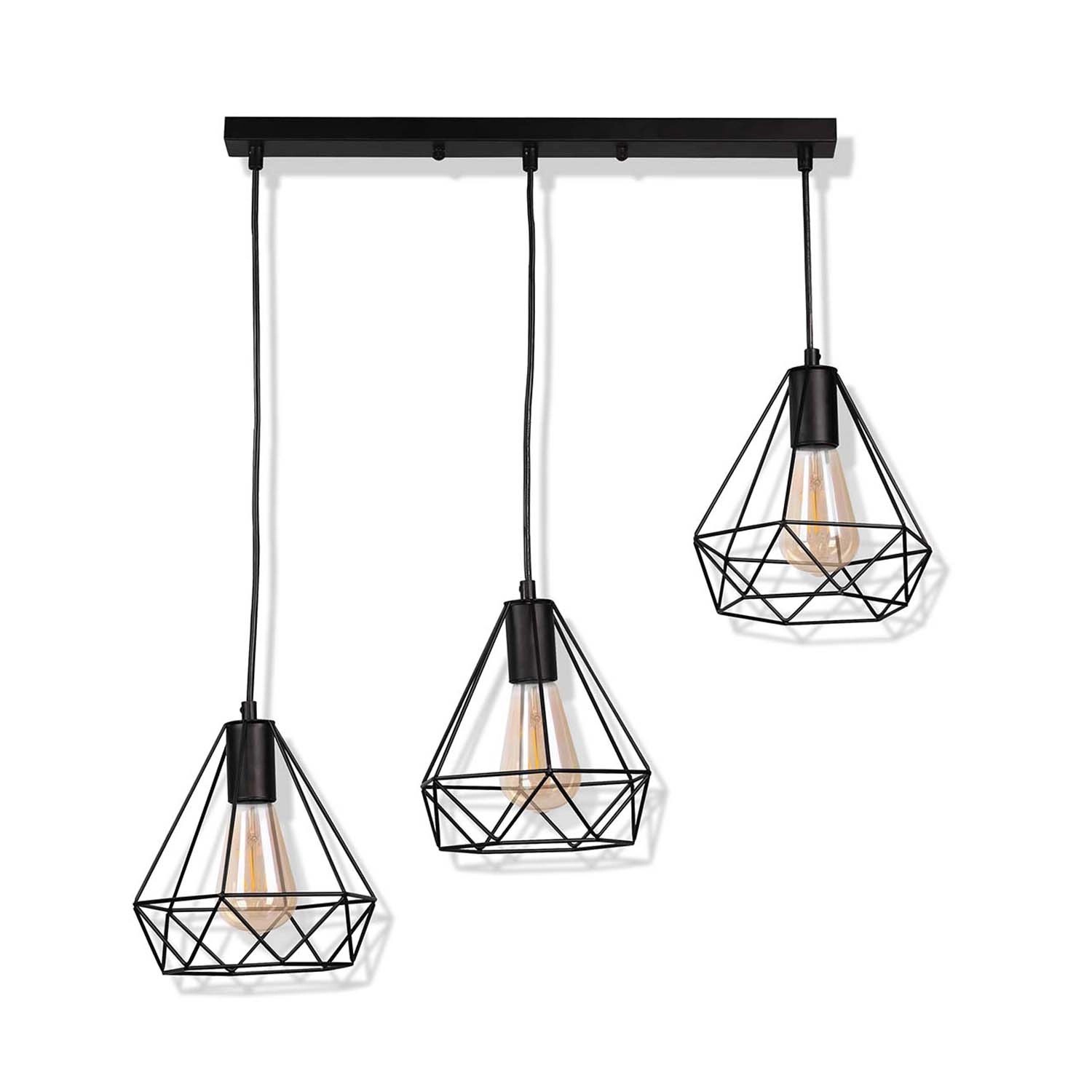 Goldlux Lampa wisząca VIGO 3xE27 max. 20W LED czarna