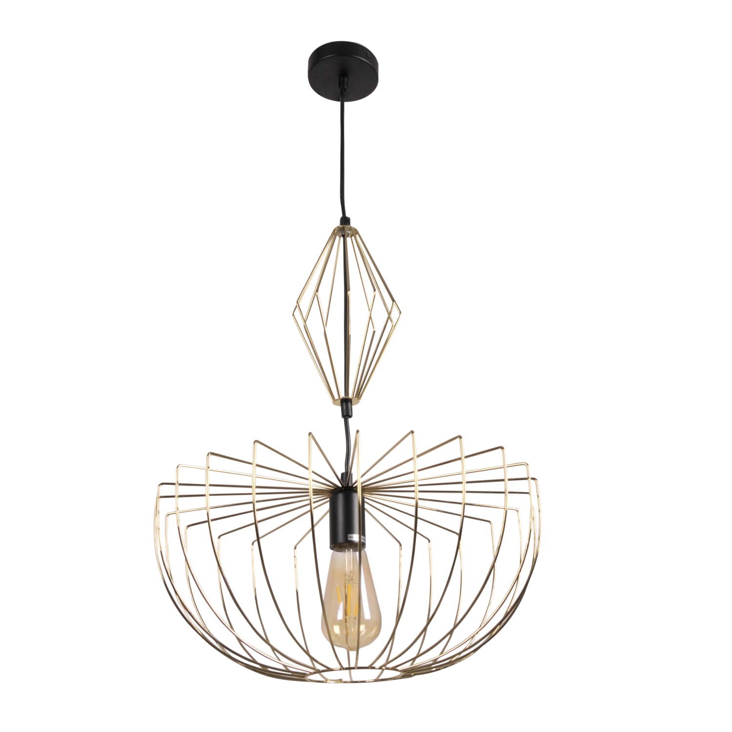 Goldlux Lampa wisząca Jaśmina 1x20W E27 złota