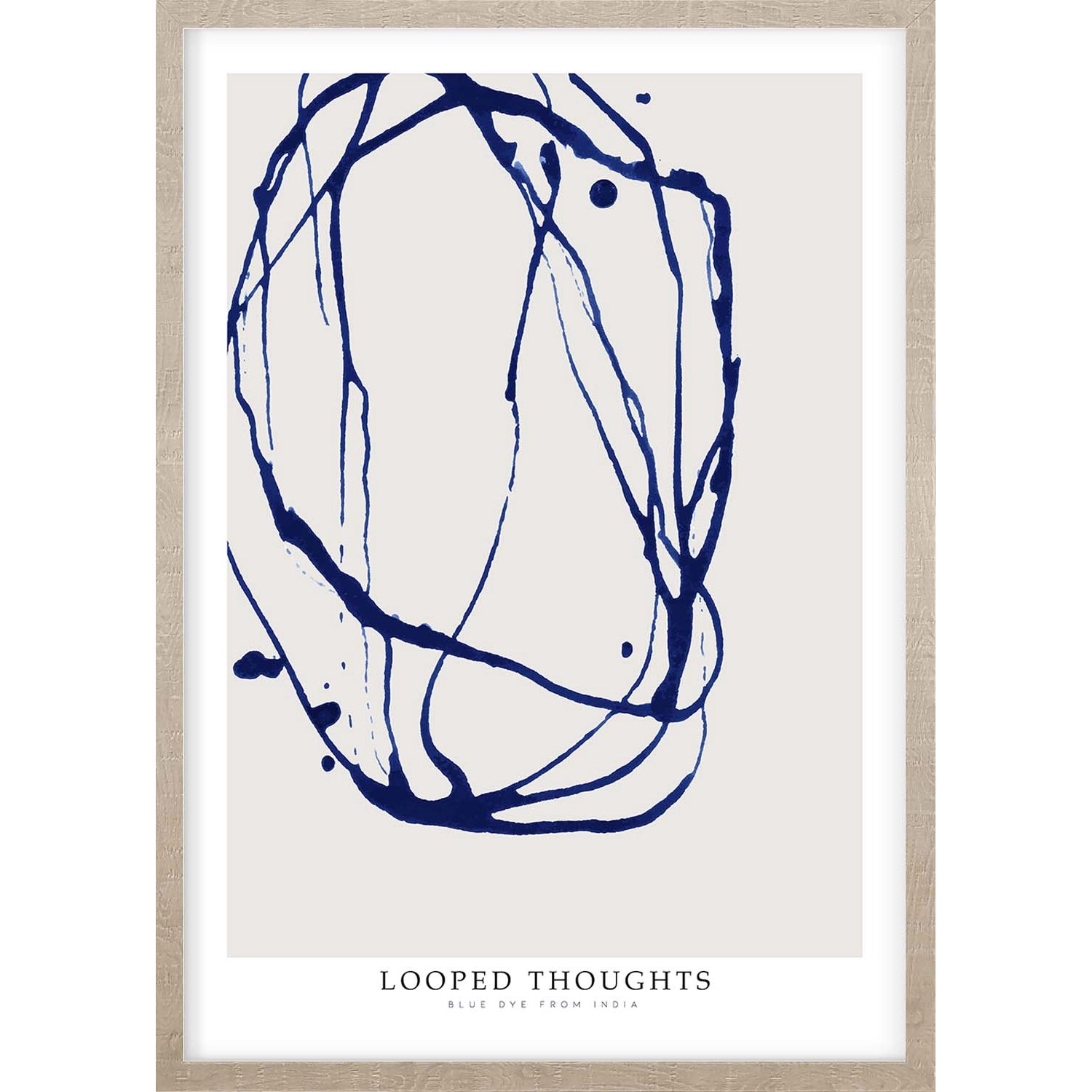 ARS LONGA Obraz MINIMAL COBALT 53 x 73 cm