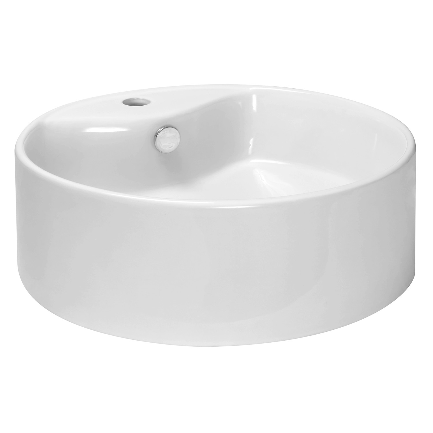 Kerra Umywalka KR-138 nablatowa ceramiczna biała