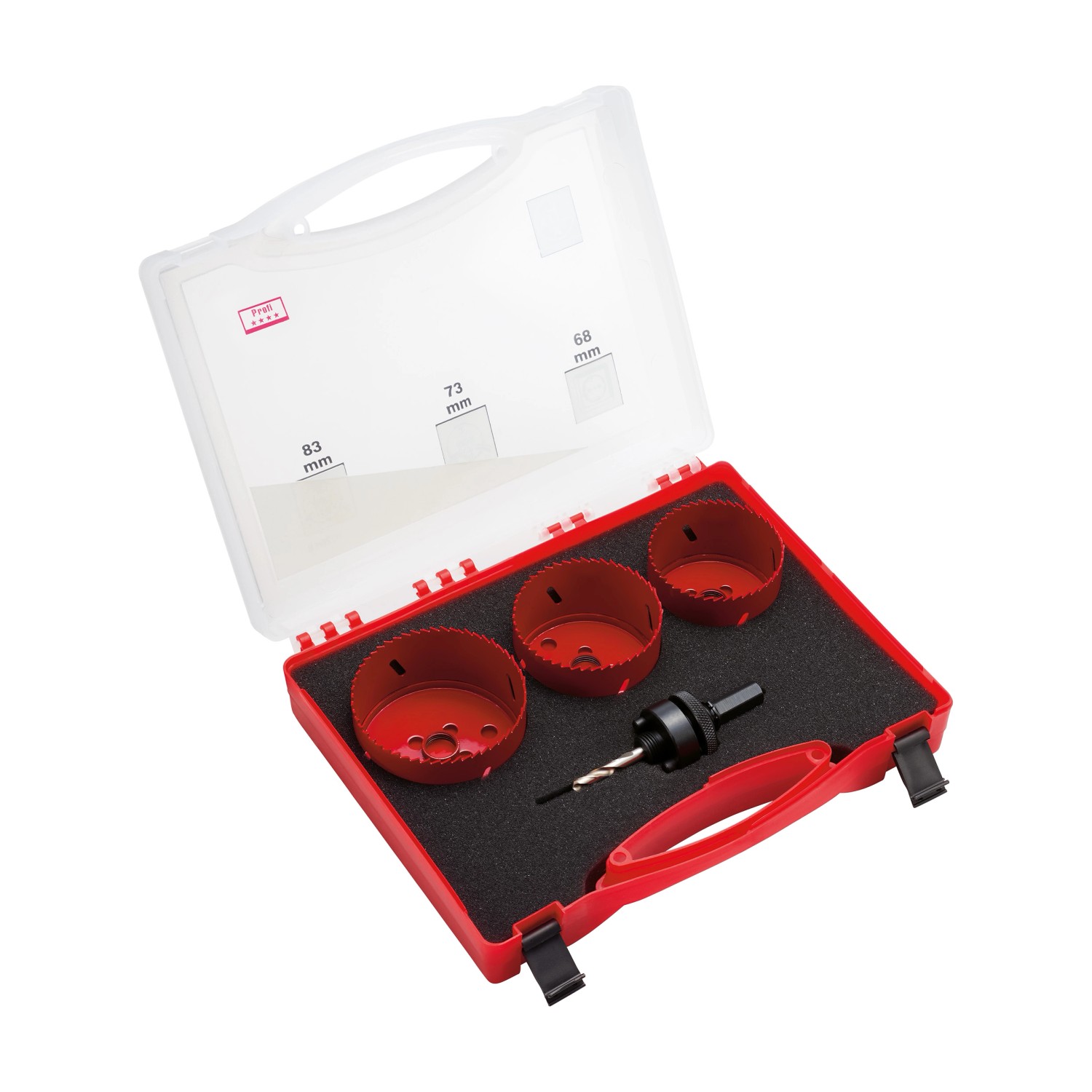 LUX-TOOLS Zestaw otwornic do drewna - 4 szt