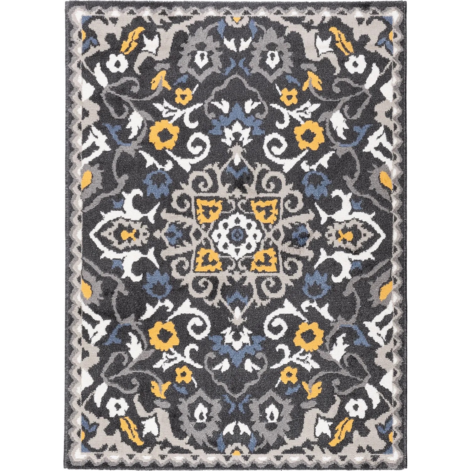 Multidecor Dywan NORMAN ornament 160 x 235 cm czarny