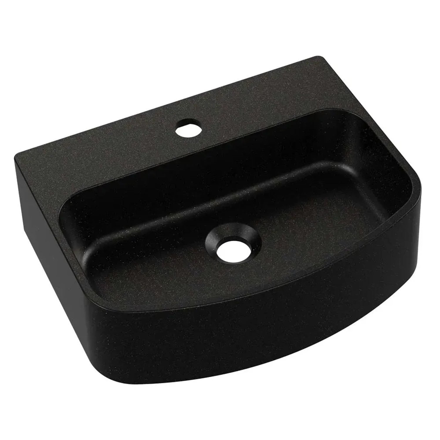 Umywalka MOLAT Granitowa gold black 35 x 45 x 9 cm