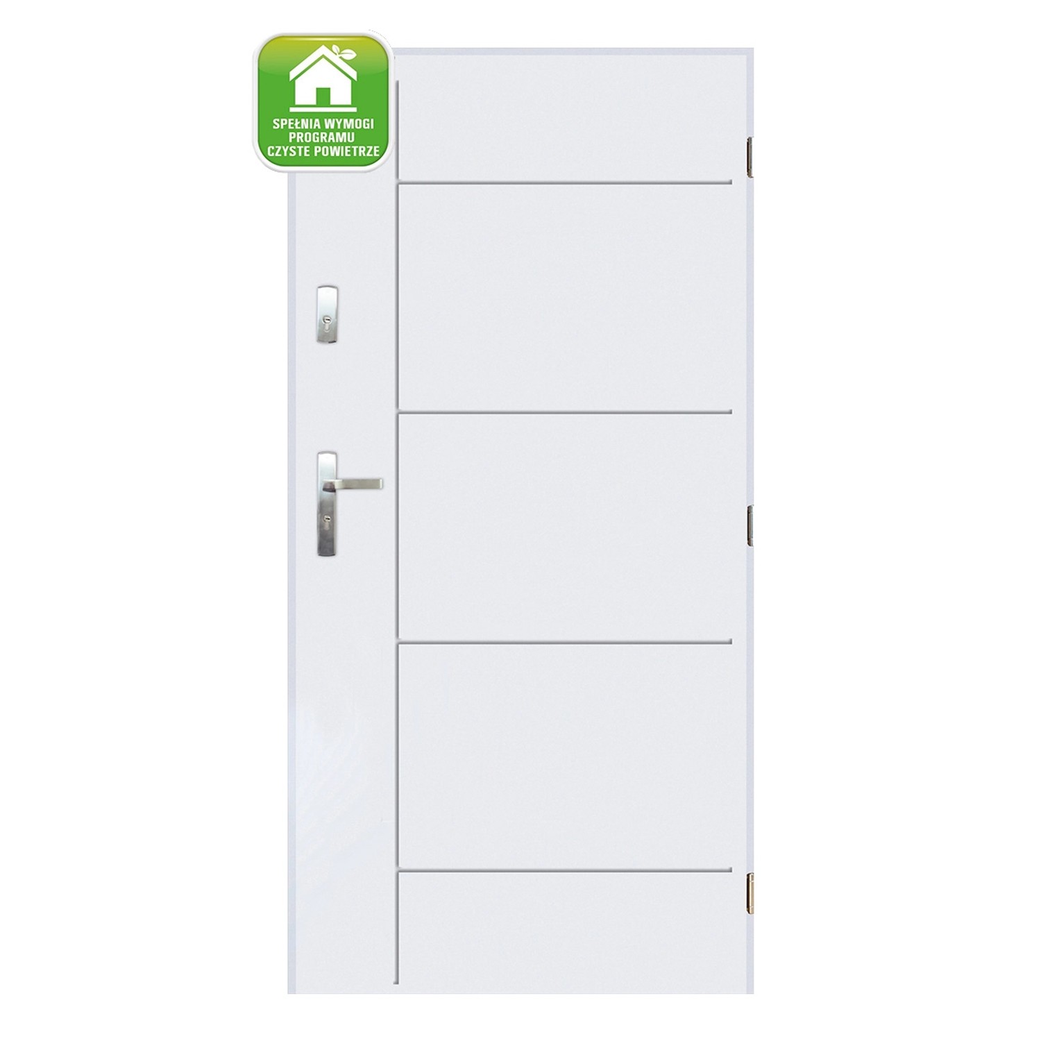 Pantor Drzwi zewnętrzne Rodan białe 80P
