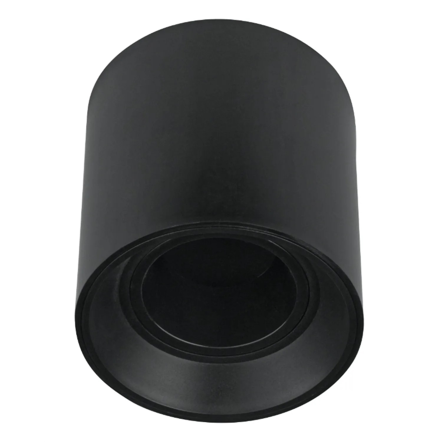 DPM Ramka do oprawy ruchoma GU10/MR16 natynkowa okrągła czarna