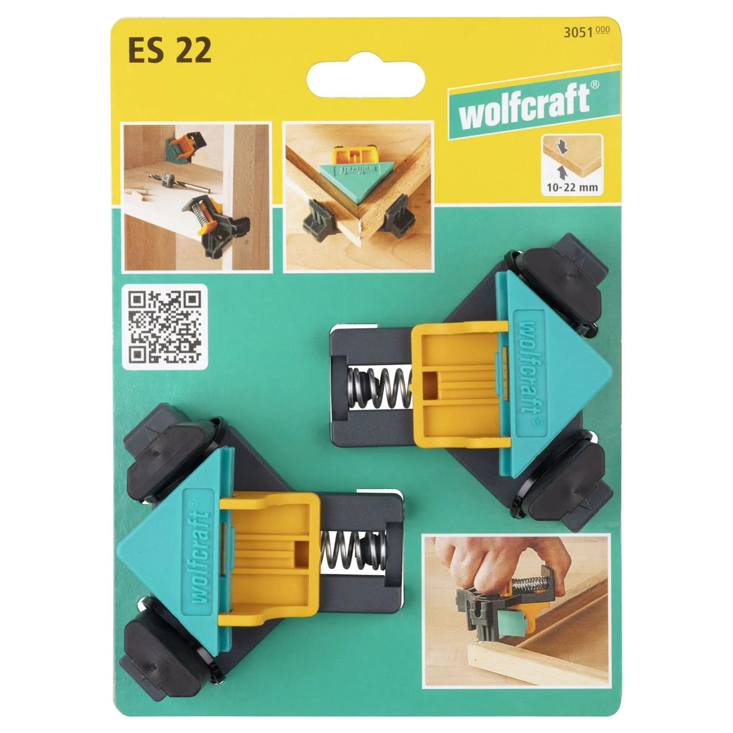 Wolfcraft Ściski narożne - 2 szt.