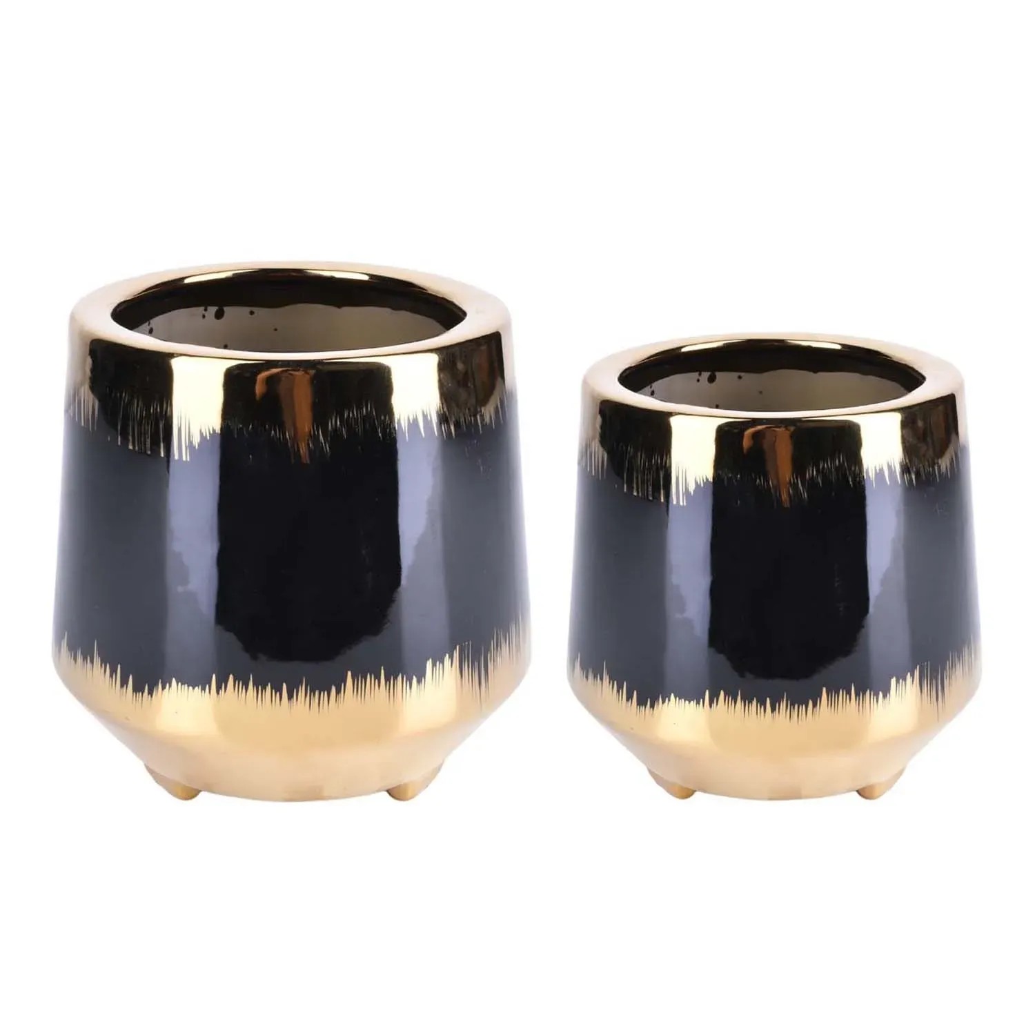 Osłonka Molly czarno - złota komplet 2 szt.