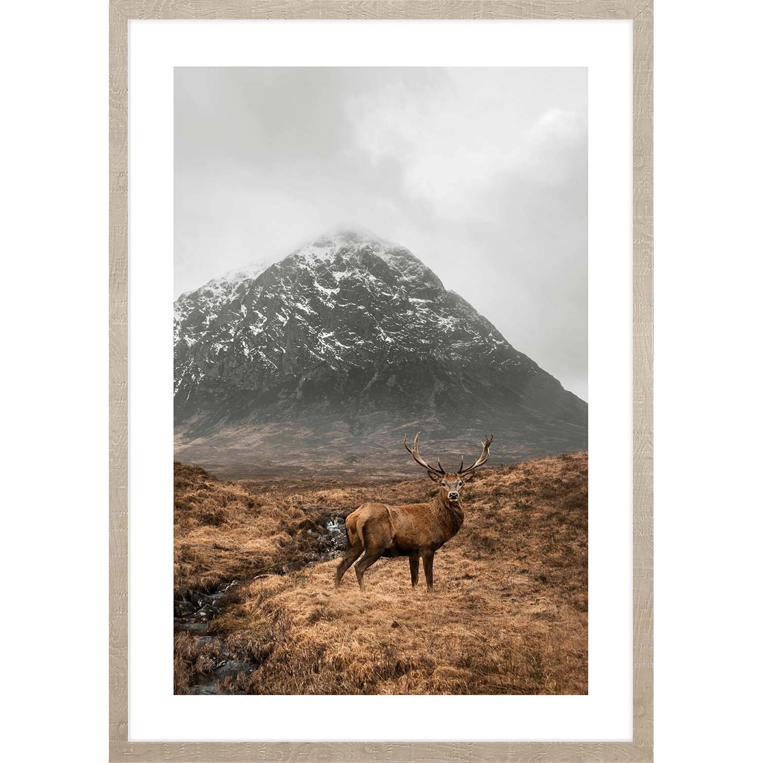 ARS LONGA Obraz DEER UNDER MOUNTAIN 53 x 73 cm