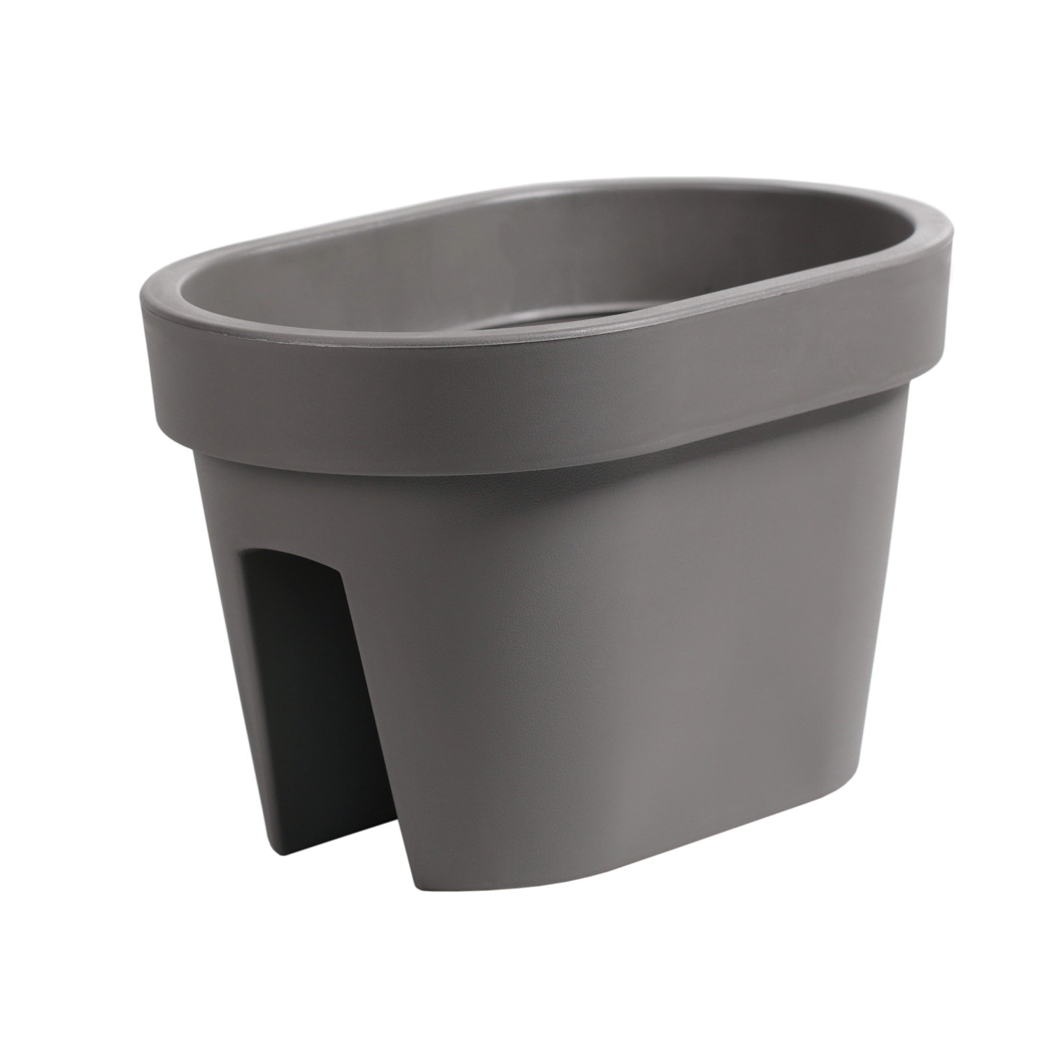 Prosperplast Doniczka Lofly Raili kamienny szary 39,6 cm, poj. 27,3L