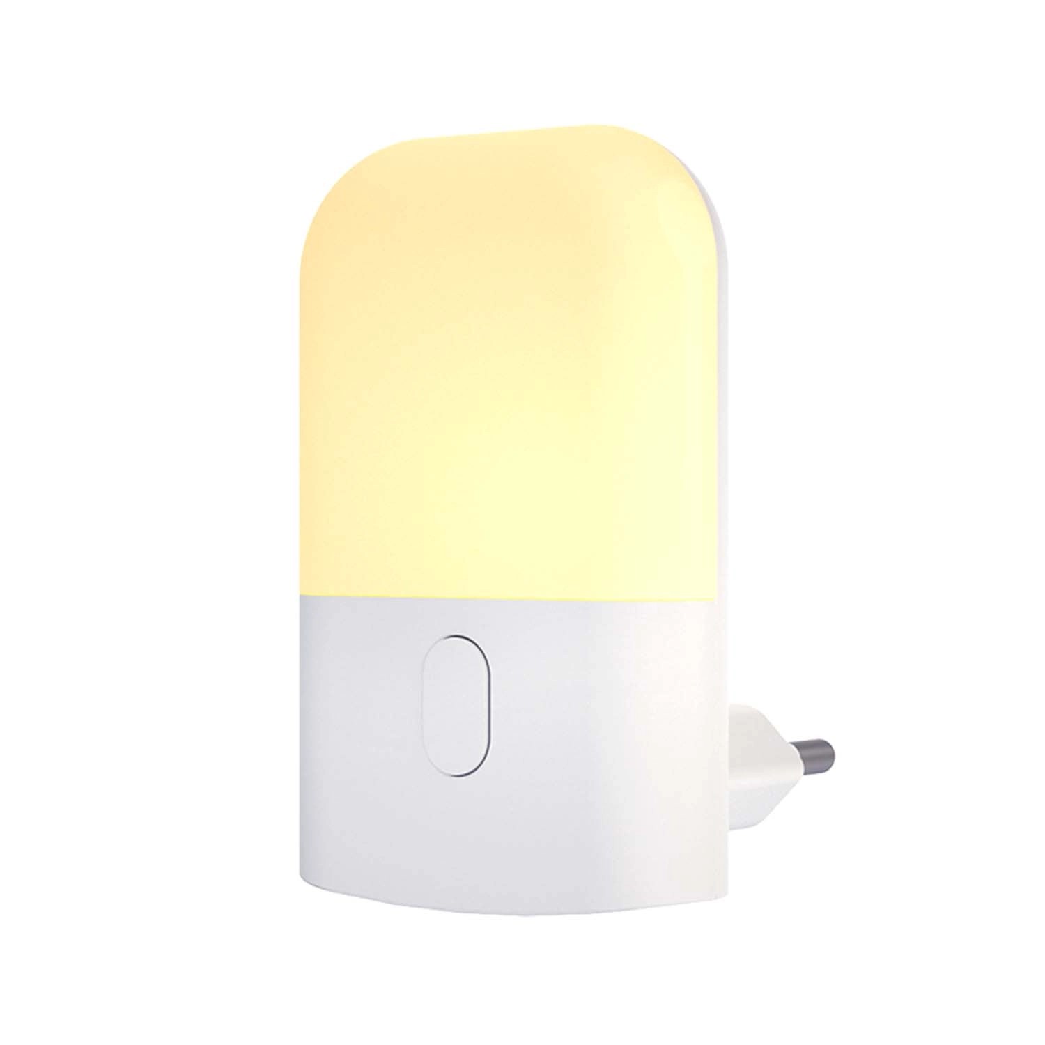 Eko-Light Lampka wtykowa Kama czuj. zmierzchu 0,5W 2700K 10lm biała