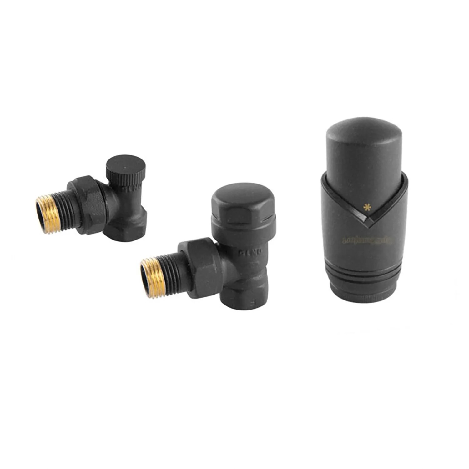 Idmar Zestaw termostatyczny kątowy antracyt 411