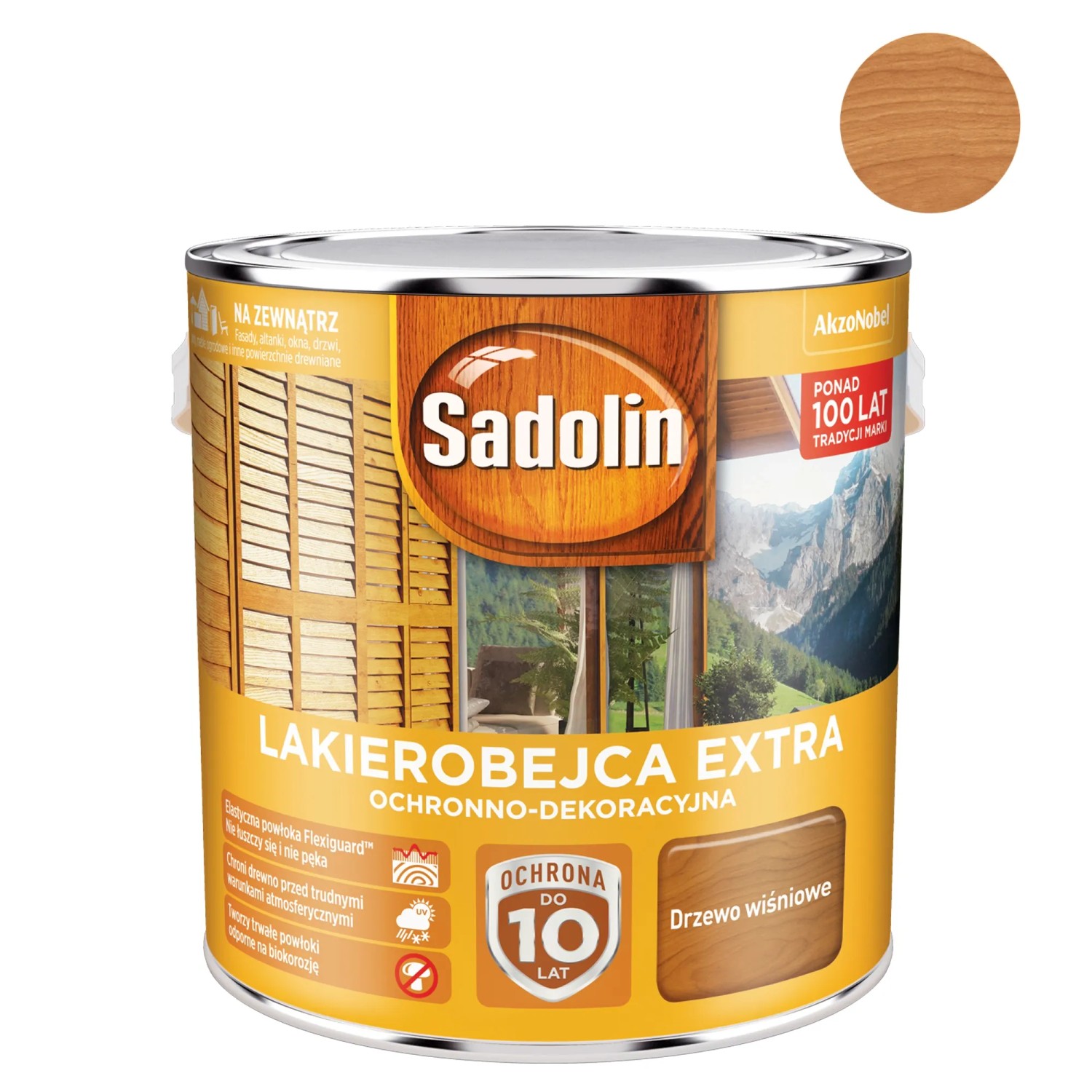 Sadolin Lakierobejca Extra drzewo wiśniowe 2,5 l