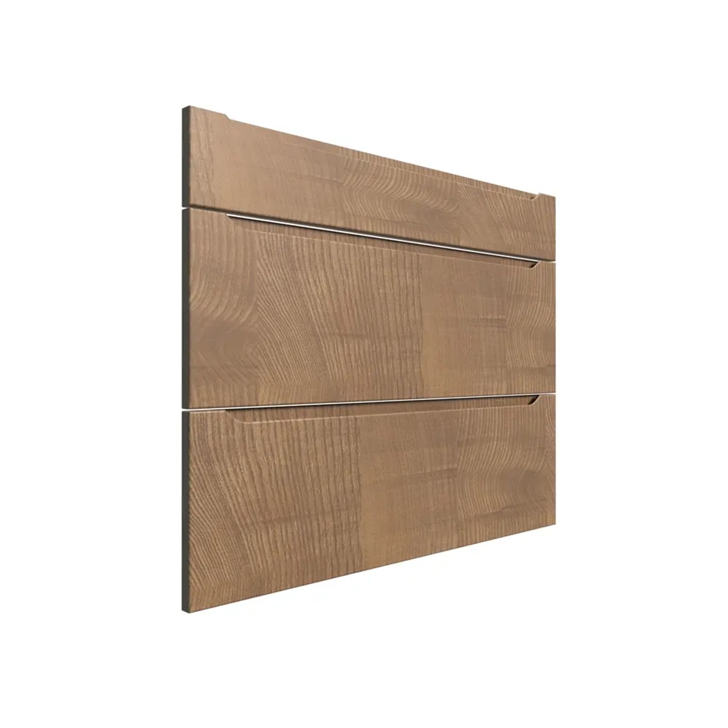 Trzy fronty do szafki z szufladami Salerno 80 cm Tobacco mat