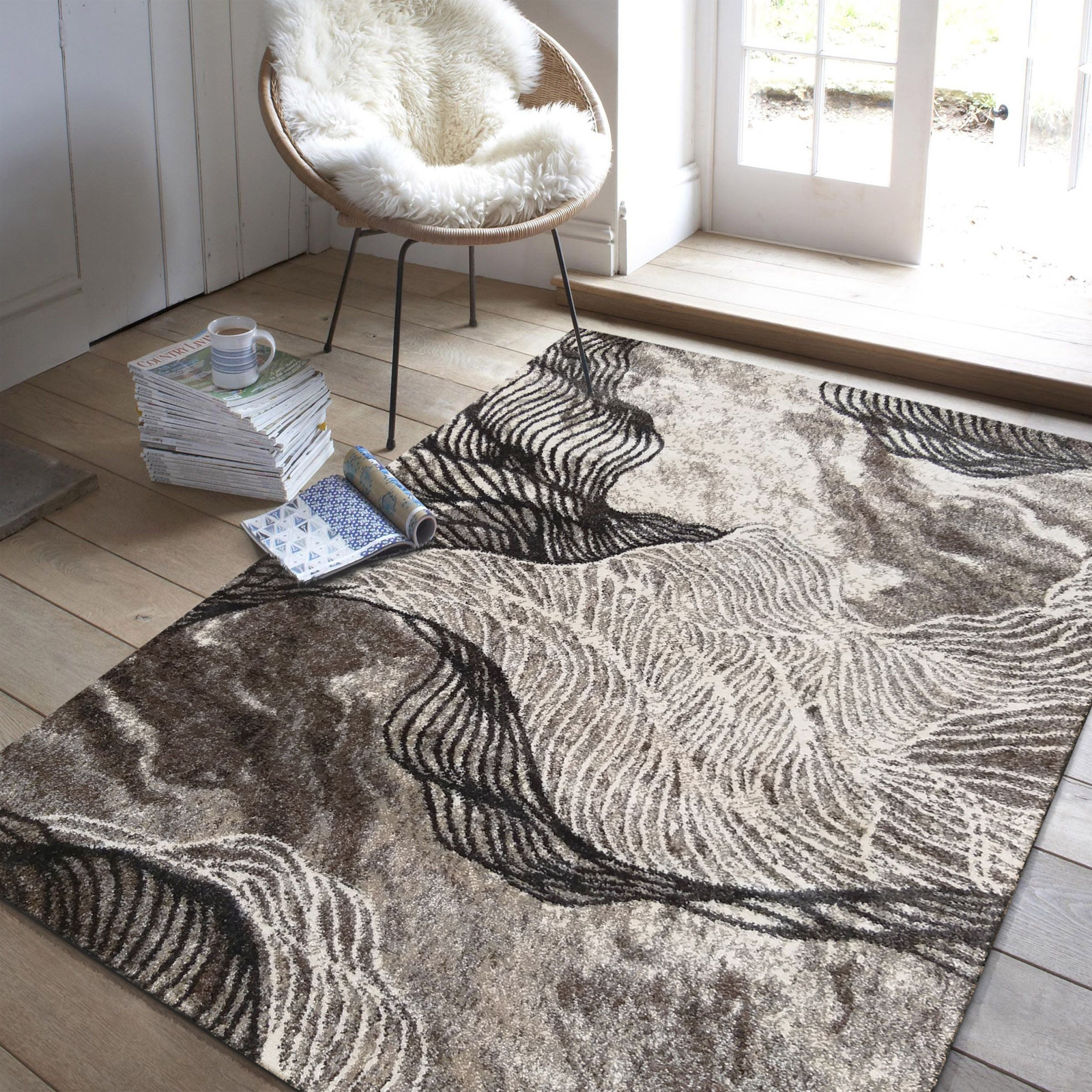 Dywan nowoczesny Pula 11 brązowy