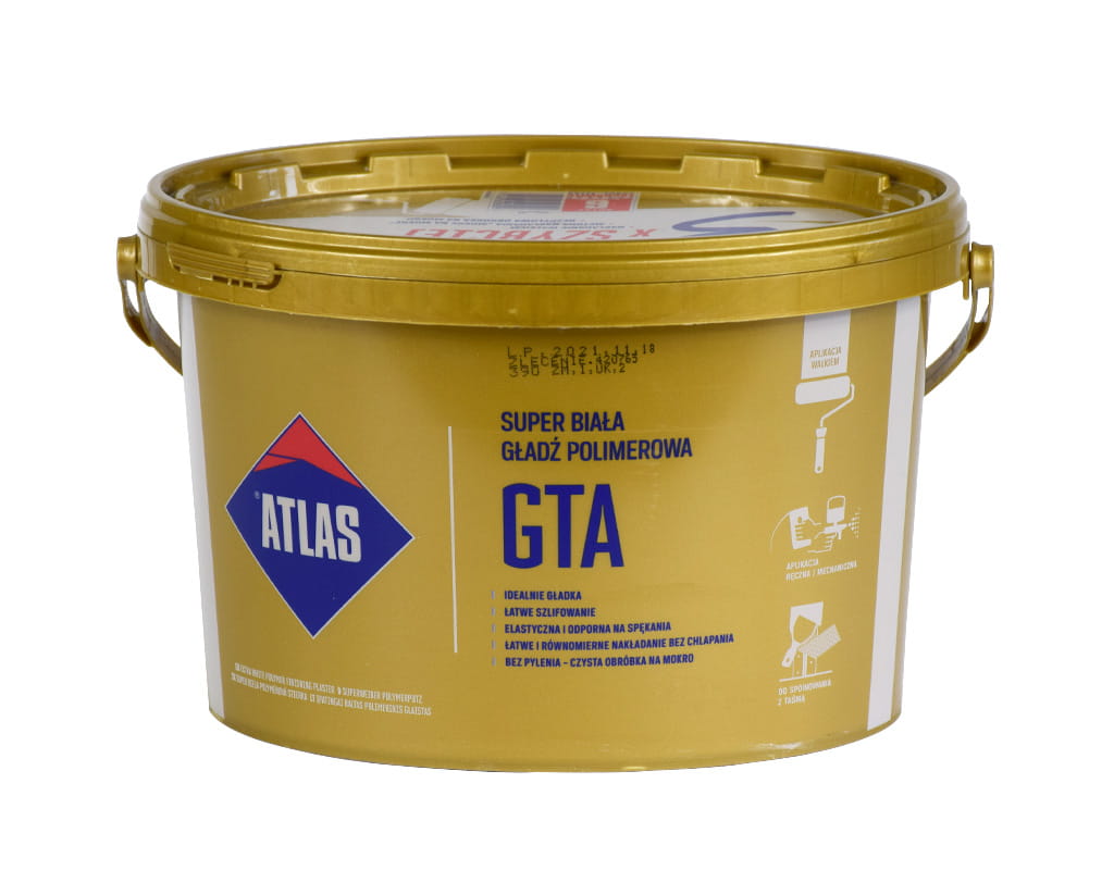 ATLAS GŁADŹ SUPER BIAŁA POLIMEROWA GTA 5KG