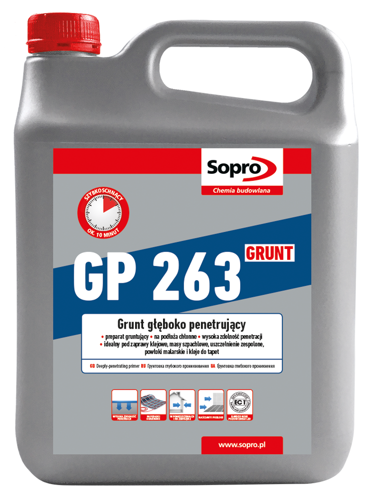 SOPRO GP263 4KG GRUNT GŁĘBOKO PENETRUJĄCY