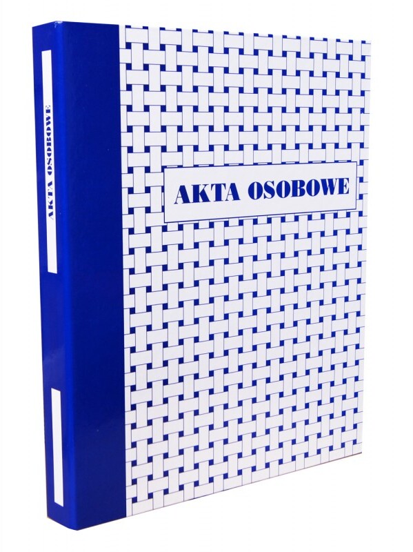 Segregator ringowy Konfex, do akt osobowych, A4, 30mm, niebieski