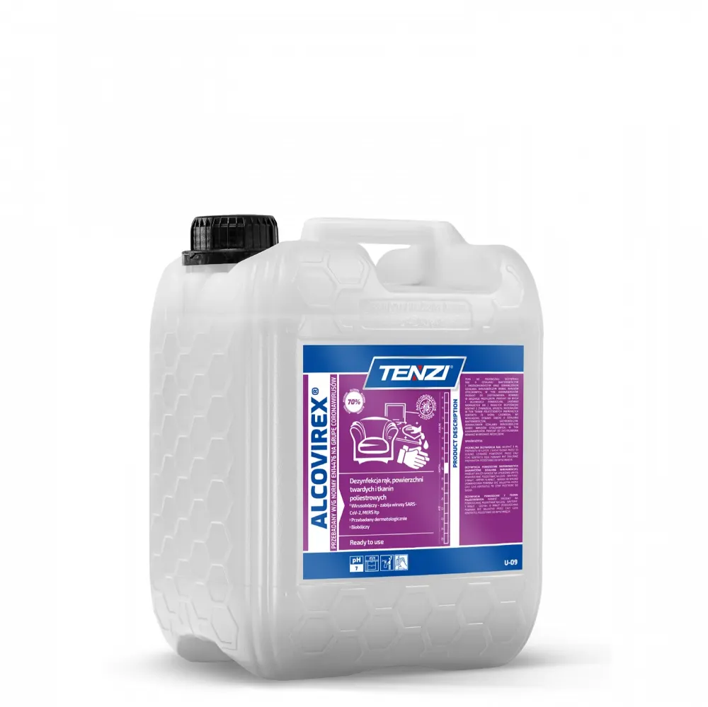 Płyn do dezynfekcji rąk, narzędzi, powierzchni Tenzi Alcovirex, 5l