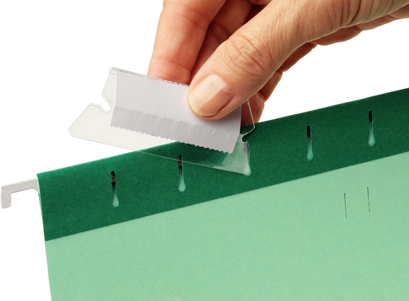 2x Identyfikatory wymienne (fiszki) Esselte Classic, 25 sztuk, przezroczysty