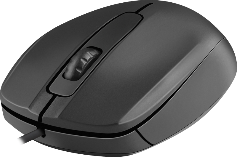 Mysz przewodowa Defender Alpha MB-507, cicha bezklikowa, 1000dpi, optyczna, czarny