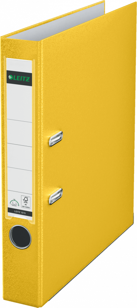 Segregator A4 Leitz 180°, 50mm, do 350 kartek, żółty