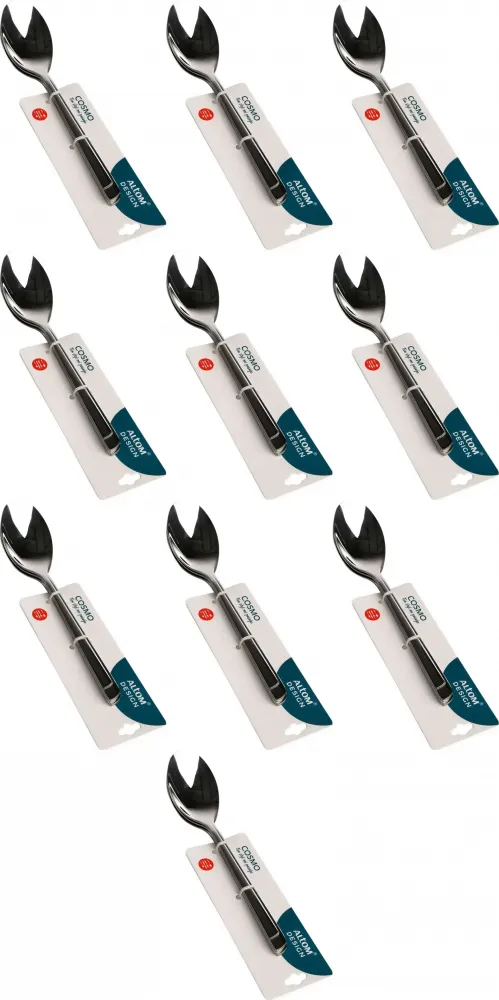 10x Łyżki Altom Design Cosmo, 3 sztuki, srebrny